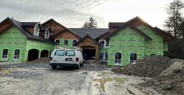 Custom luxury home electrical construction